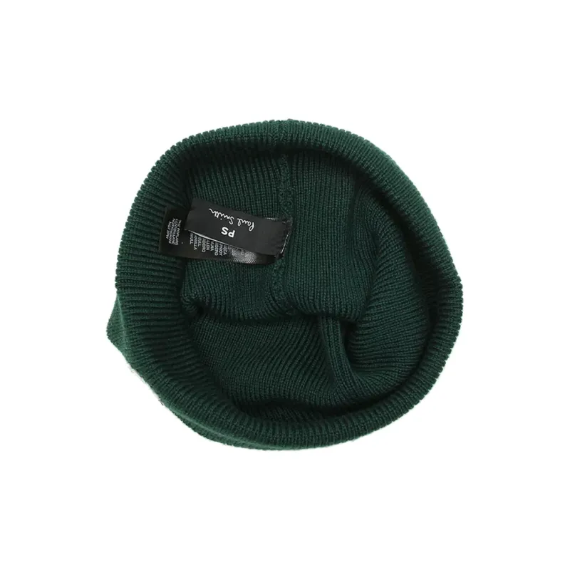 Paul Smith Wool Beanies Unisex Green-2