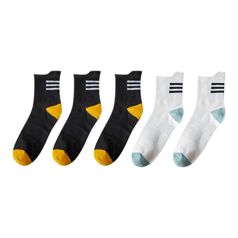 2323 Mid Calf Socks Men's 5 Pack-49