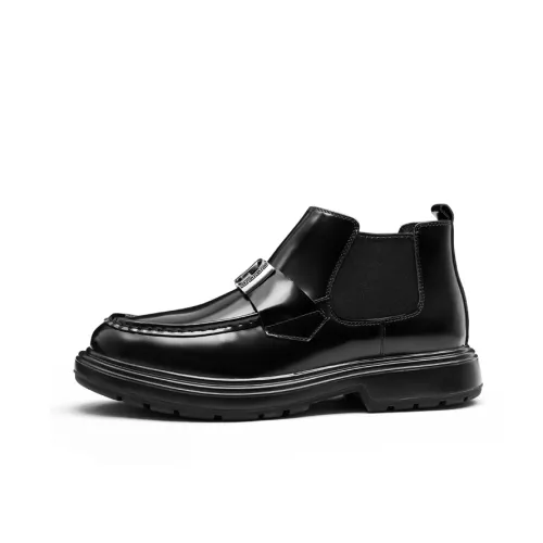 PALMPOLO Chelsea Boots Men Black