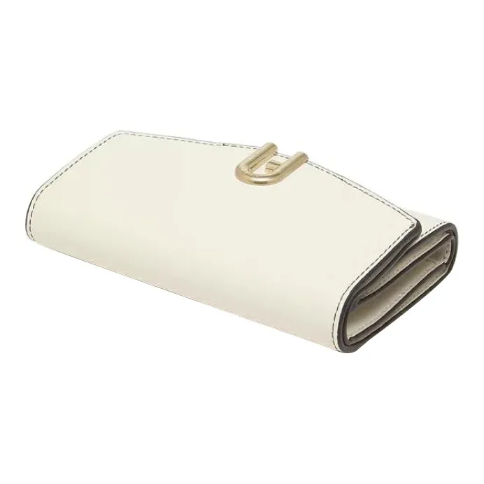 Furla Primula Leather Wallet Mini Women's Marshmallow White-2