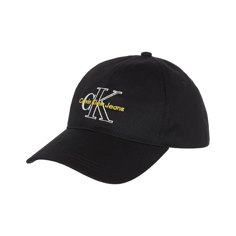 CALVIN KLEIN Cotton Baseball Caps Men's Black-0