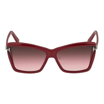 TOM FORD Plastic Irregular Shape Sunglasses Women's Red