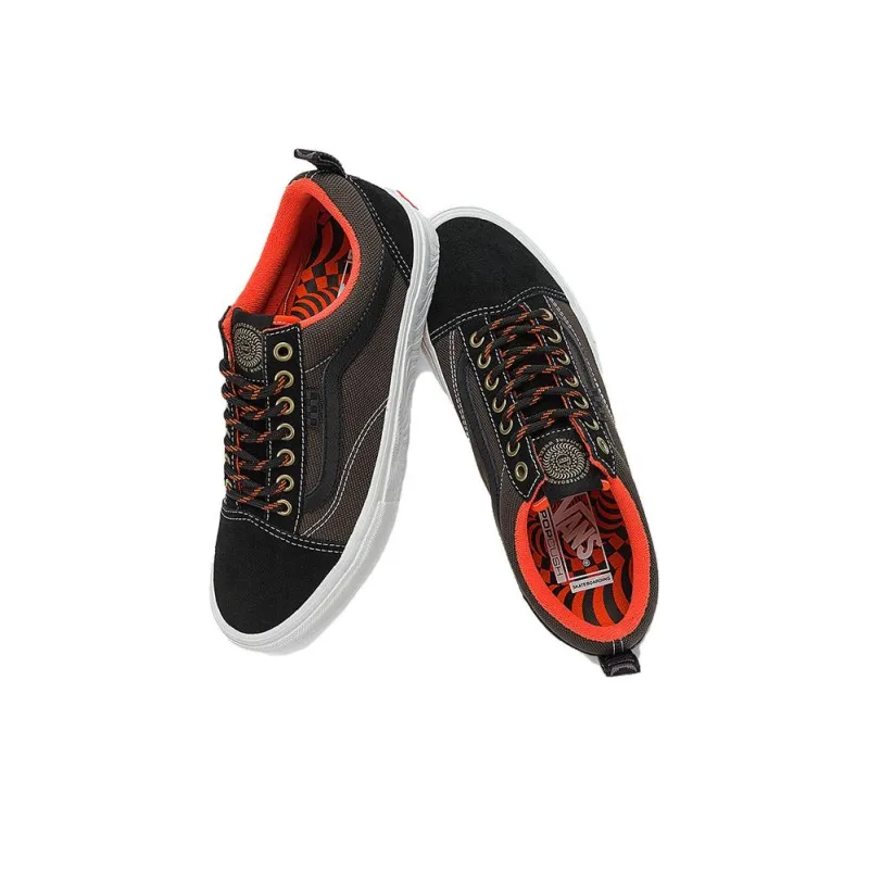 Vans Spitfire Wheels X Skate Old Skool 'Black Flame'-3