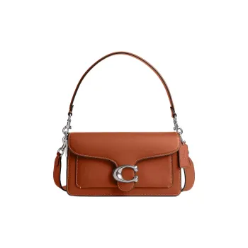 COACH Tabby Glove Tanning God Of Wine Bag, Handbag, Shoulder Bag Women's Silver & Polished Amber