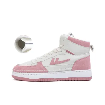 Warrior Thermal Height Increase High Top Casual Shoes Women's Beige Pink