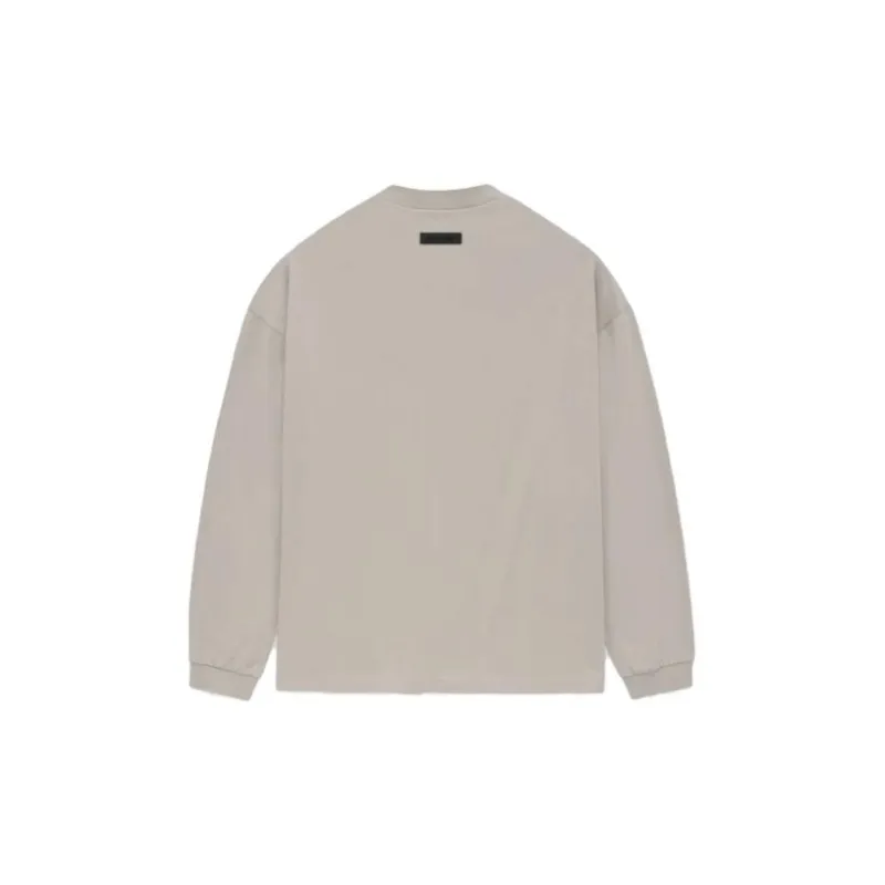 Fear Of God Essentials Logo embroidered Long sleeve T shirt-1