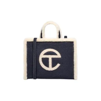 UGG Telfar Fabric Tote Bag Shopping Bag Shoulder Bag Crossbody Bag Handbag Medium Size Women's Denim Blue