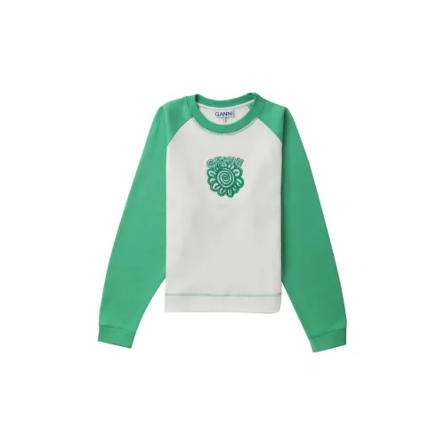 GANNI Sweatshirts Women's Bright Green