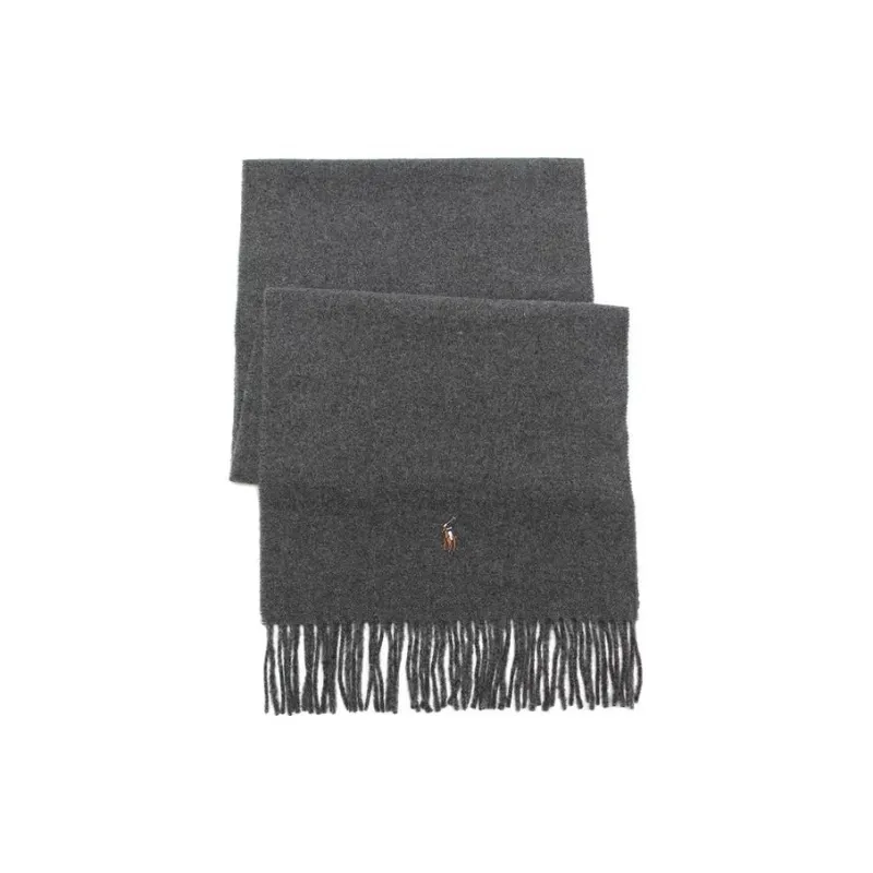 Polo Ralph Lauren Knit Scarves Unisex Gray-1