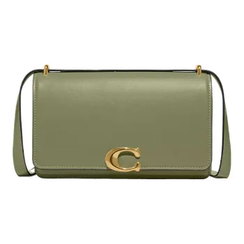 COACH Bandit Calfskin Crossbody Bag, Shoulder Bag Women's Olive Green