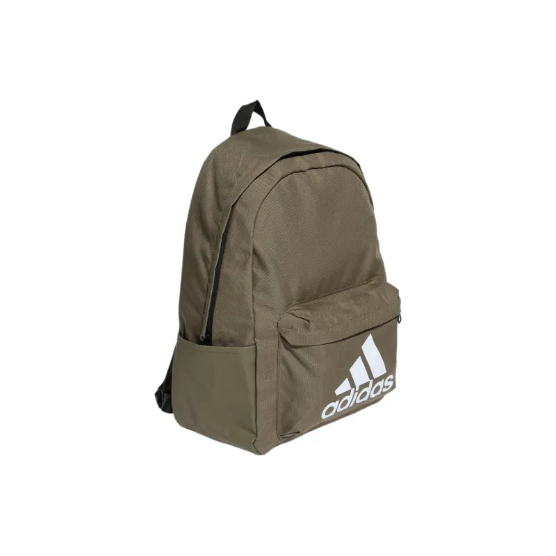Adidas Recycled Polyester Backpack Unisex Strata Olive Green & White-1