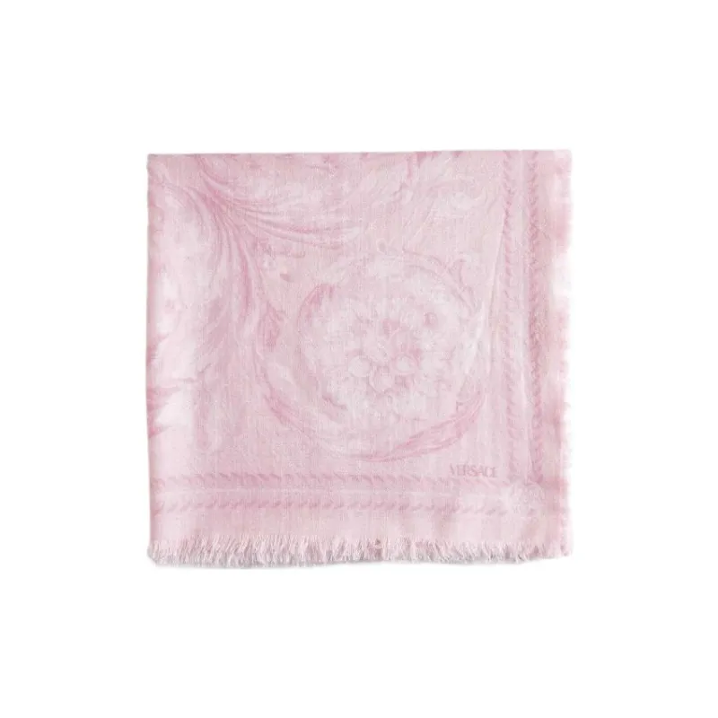 VERSACE Knit Scarves Women's Pink-0