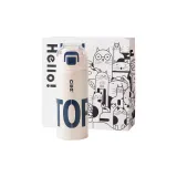 White+Shopping Bag (Includes Five 3D Effect Stickers)