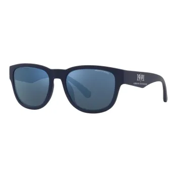 ARMANI EXCHANGE Plastic Square Sunglasses Men's Blue