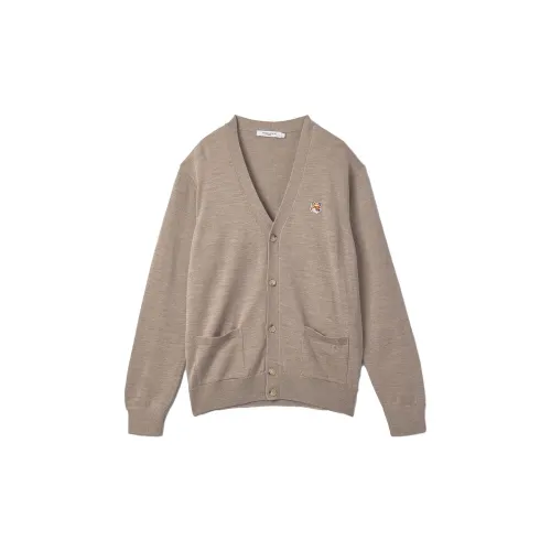 Maison Kitsune Sweaters Men Brown