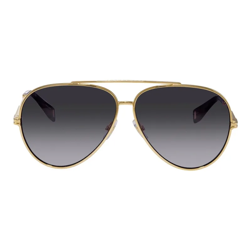MARC JACOBS Metal Aviator Sunglasses Women's Gold-0