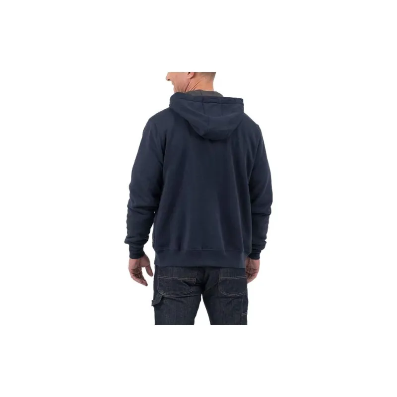 Dickies Thermal Lined Full-Zip Fleece Hoodie Jackets Coats Men's Marine Blue-1