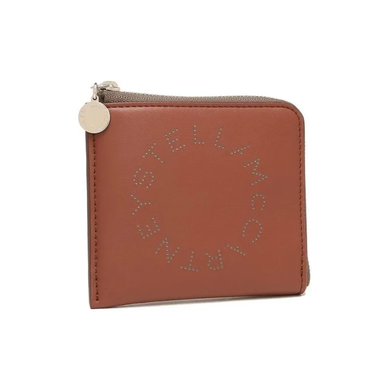 Stella McCartney Recycled Polyester Wallet Women's Brown-1