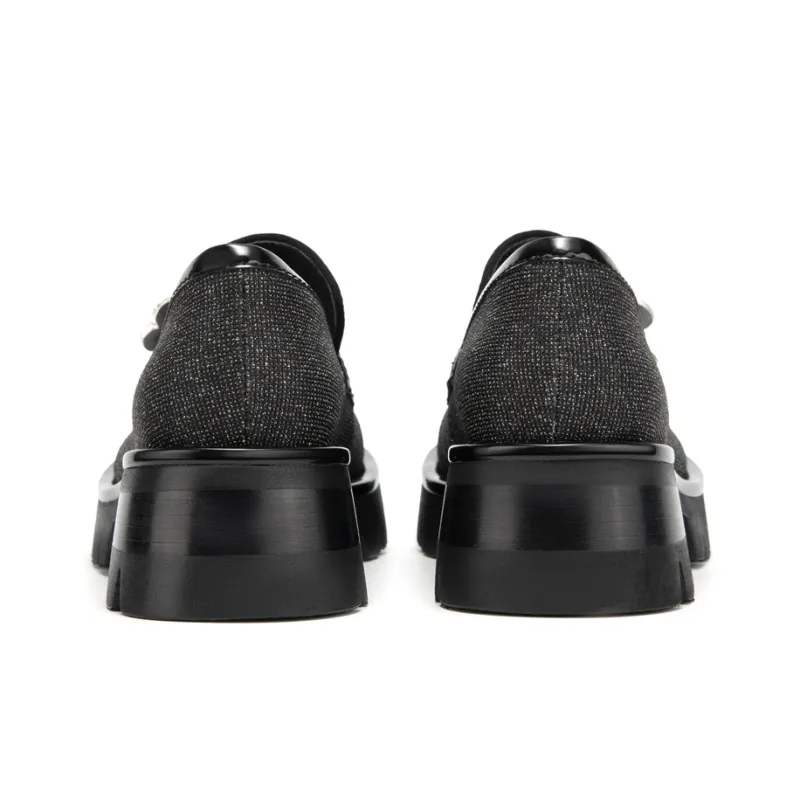 MIO Loafers Women's Black | Gray-9