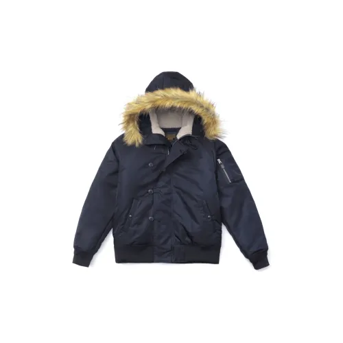 AKCLUB Vintage Collection Puffer Jacket Men's Navy Blue