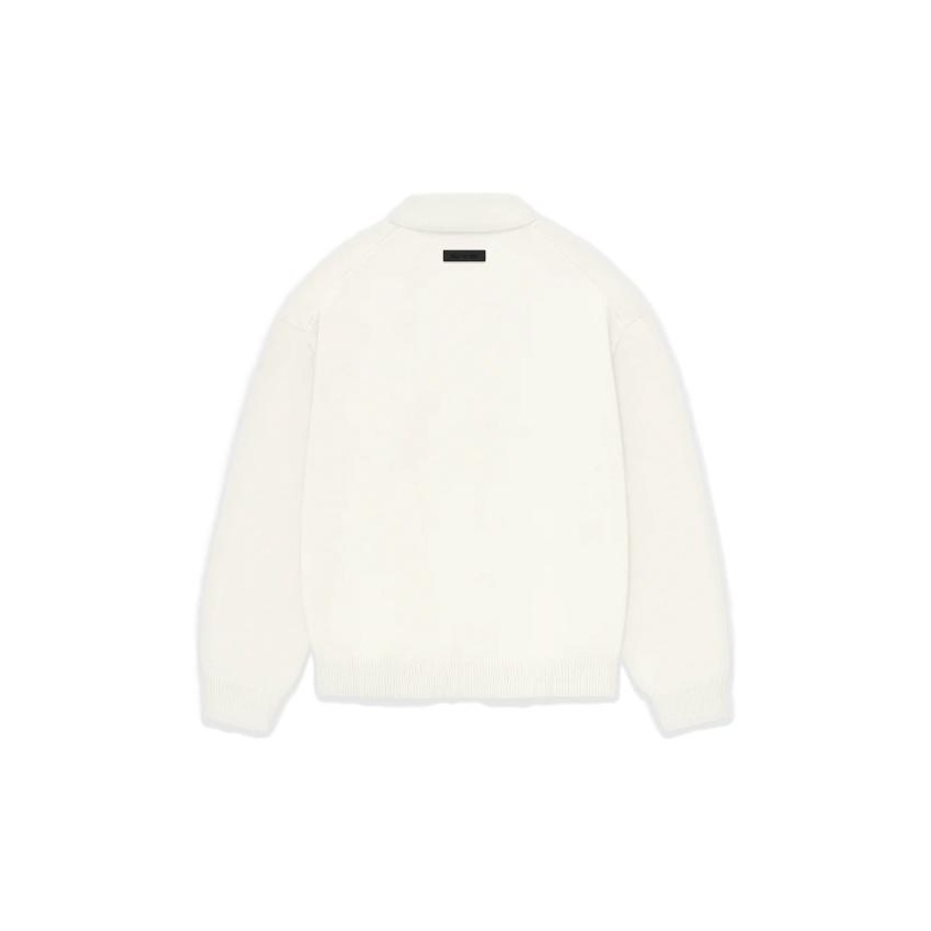 ★最新作★FEAR OF GOD Essentials Knit Polo Fear of God Essentials Knit Polo Black Men's - SS23 - US