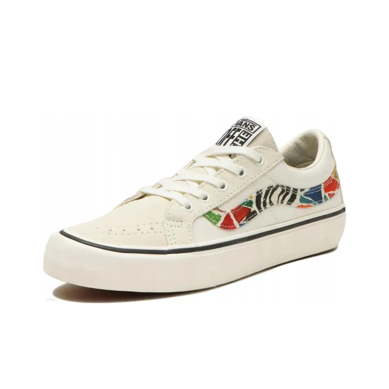 Vans Unisex Hanna Scott Sk8 low Reissue Sf Sneakers Multi color 'White Red Green'-2