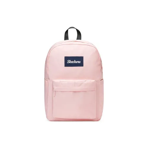 Skechers Fabric Backpack Large Size Unisex Pink Flesh