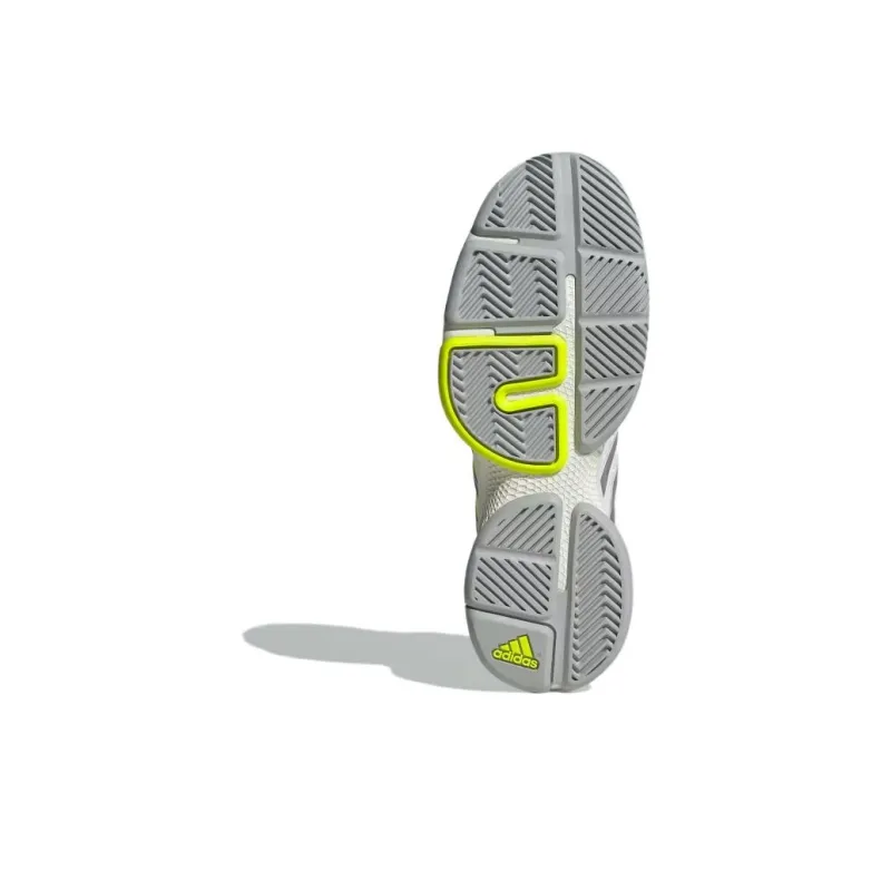Adidas Court Pickleball Cloud White Silver Metallic Lucid Lemon Women's-4