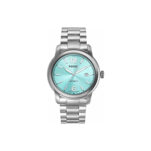 heel Wrist Watch Automatic Mechanical Movement Stainless Steel Strap 43mm Blue Dial Women's Watch