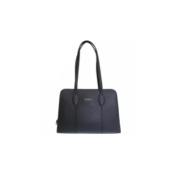 Furla Leather Tote Bag, Shopping Bag, Shoulder Bag, Handbag Regular Women's Black