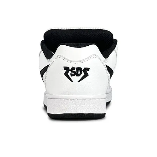LuzaoT SUPER DRAG Puffy Shoes Low Top Skateboard Shoes Unisex White Black-4