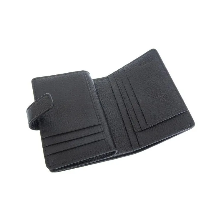 Furla Leather Wallet Small Size Women's Black-4