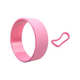 Open-Neck Waist-Slimming[Yoga Wheel+Yoga Hoops]Pink