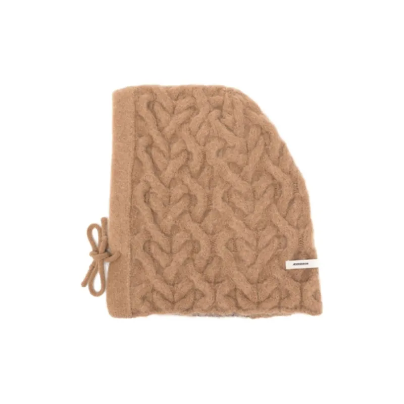 ADER ERROR Nylon Wool Mohair Elastane Beanies Unisex Camel Brown-0