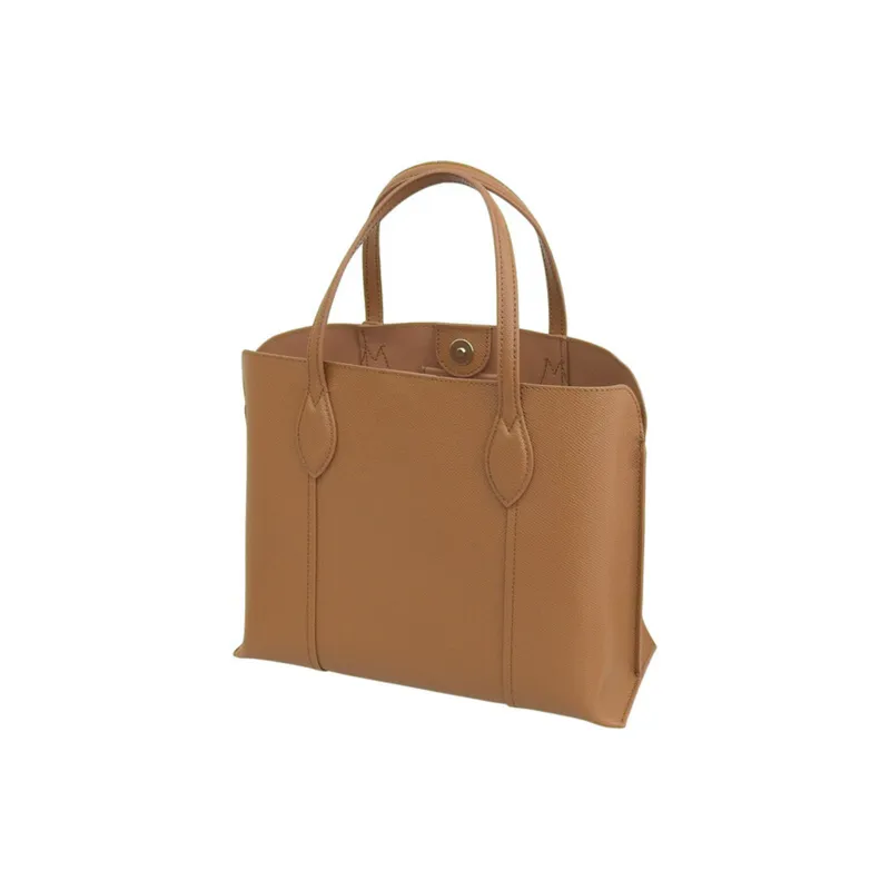 Furla Leather Tote Bag, Shopping Bag, Handbag Regular Women's Cognac Brandy-3