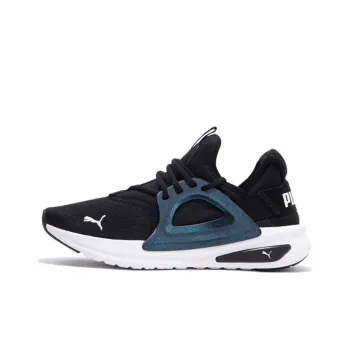 PUMA Softride Cushioning Anti Slip Wear Resistant Breathable Support Rebound Low Top Casual Shoes Women's Black