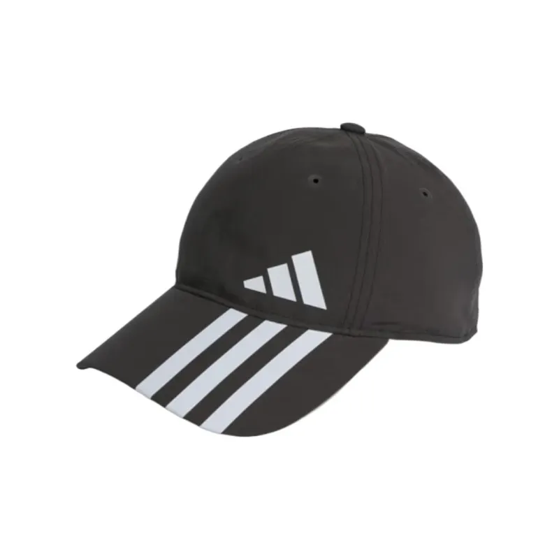 adidas 3-Stripes AEROREADY Baseball Cap Black-0