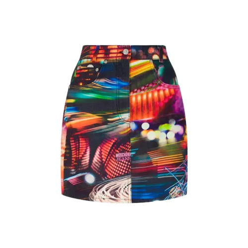 MOSCHINO Casual Short Skirts Women's Multicolor