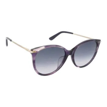 Bottega Veneta Acetate Butterfly Sunglasses Women's Purple