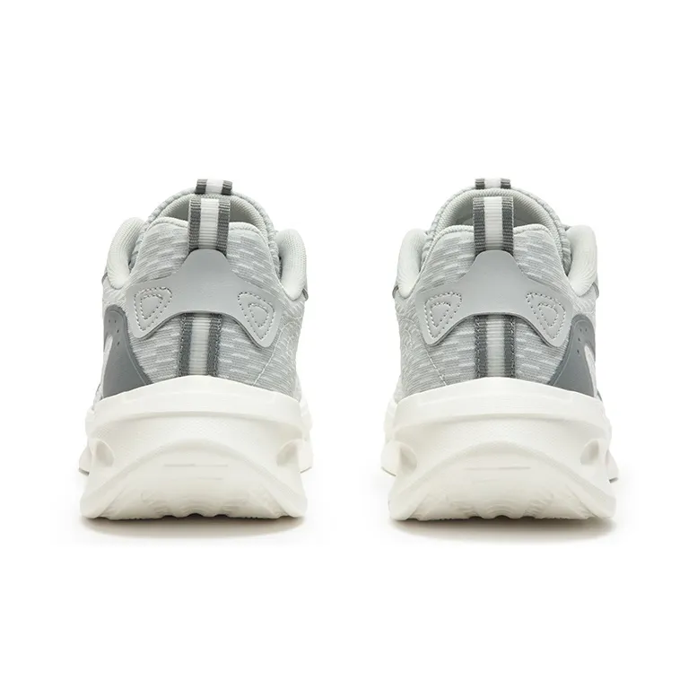 361° Light Feathers Cushioning Anti Slip Wear Resistant Breathability Low Top Running Shoes Men's Photon Gray-3