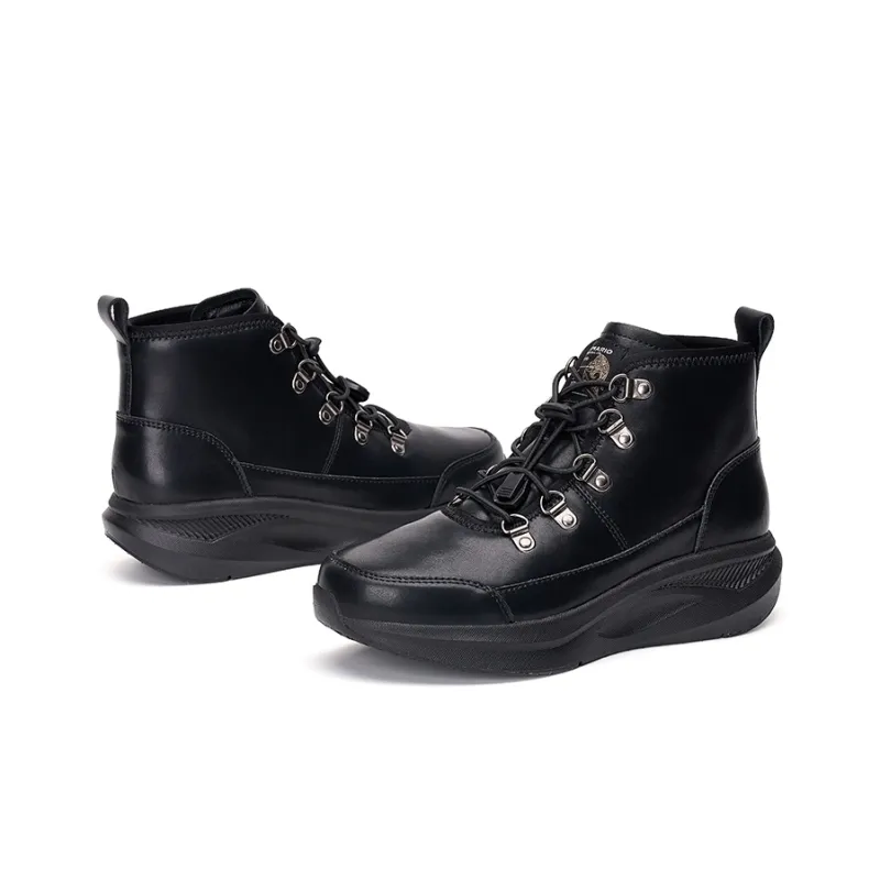 Joy&Mario Height Increasing Mid-Top Casual Shoes 4cm Women's-2
