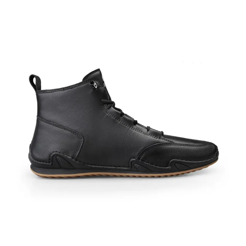 BECK Men's Casual Shoes Men High Top White, Black-2