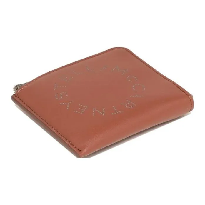 Stella McCartney Recycled Polyester Wallet Women's Brown-2