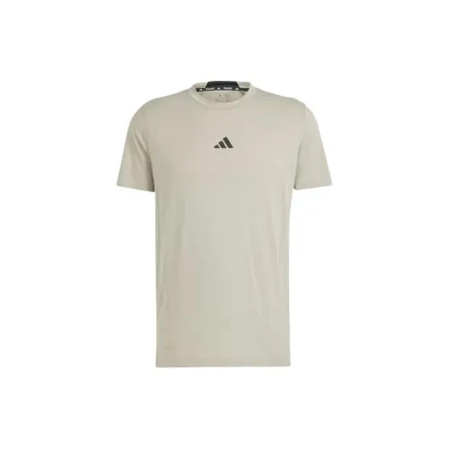 Adidas T-Shirts Men Silver Egg Stone