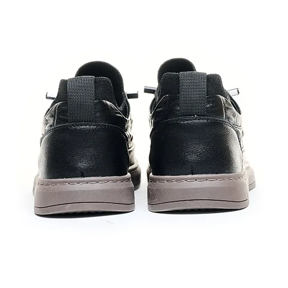 Wit Low Top Skateboard Shoes Men's Black-4