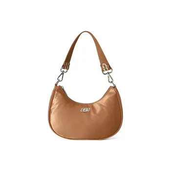 Skechers LeSportsac Collaboration Fabric Crossbody Bag, Shoulder Bag Women's Yellow Sugar Brown