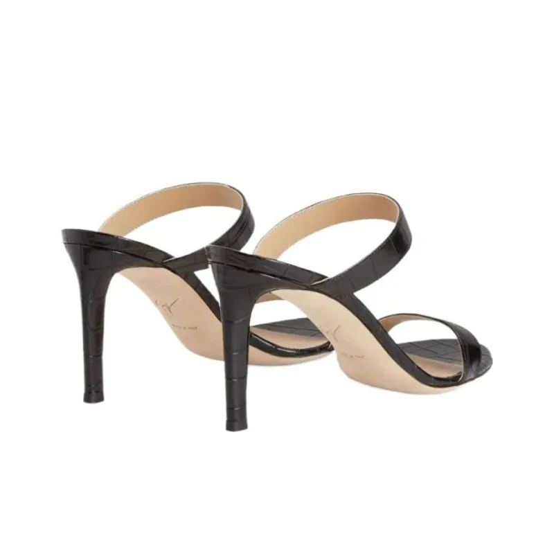 Giuseppe Zanotti Calista 85mm Crocodile effect Sandals Women's-2