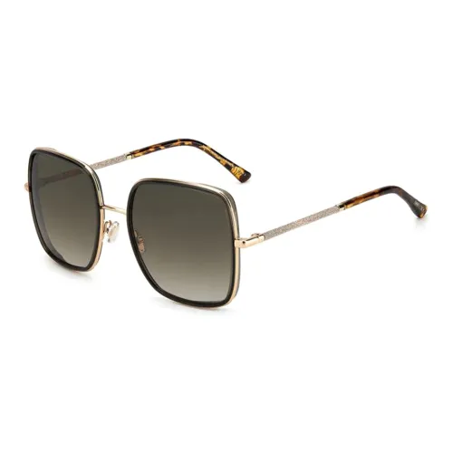 Jimmy Choo Metal Square Sunglasses Women's Black