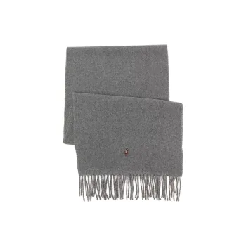 Polo Ralph Lauren Knit Scarves Unisex Gray