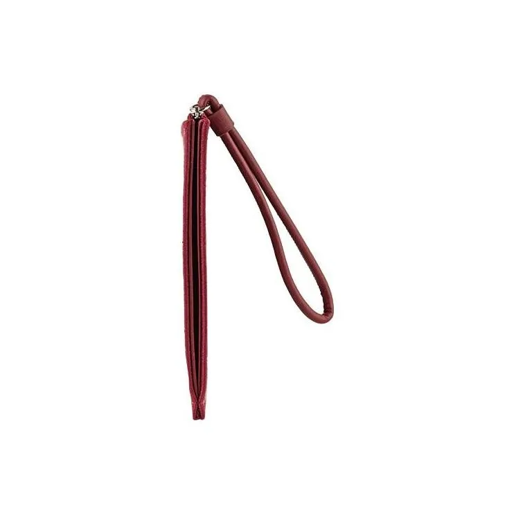Furla Polyester Clutch Small Size Women's Black & Dark Red-2